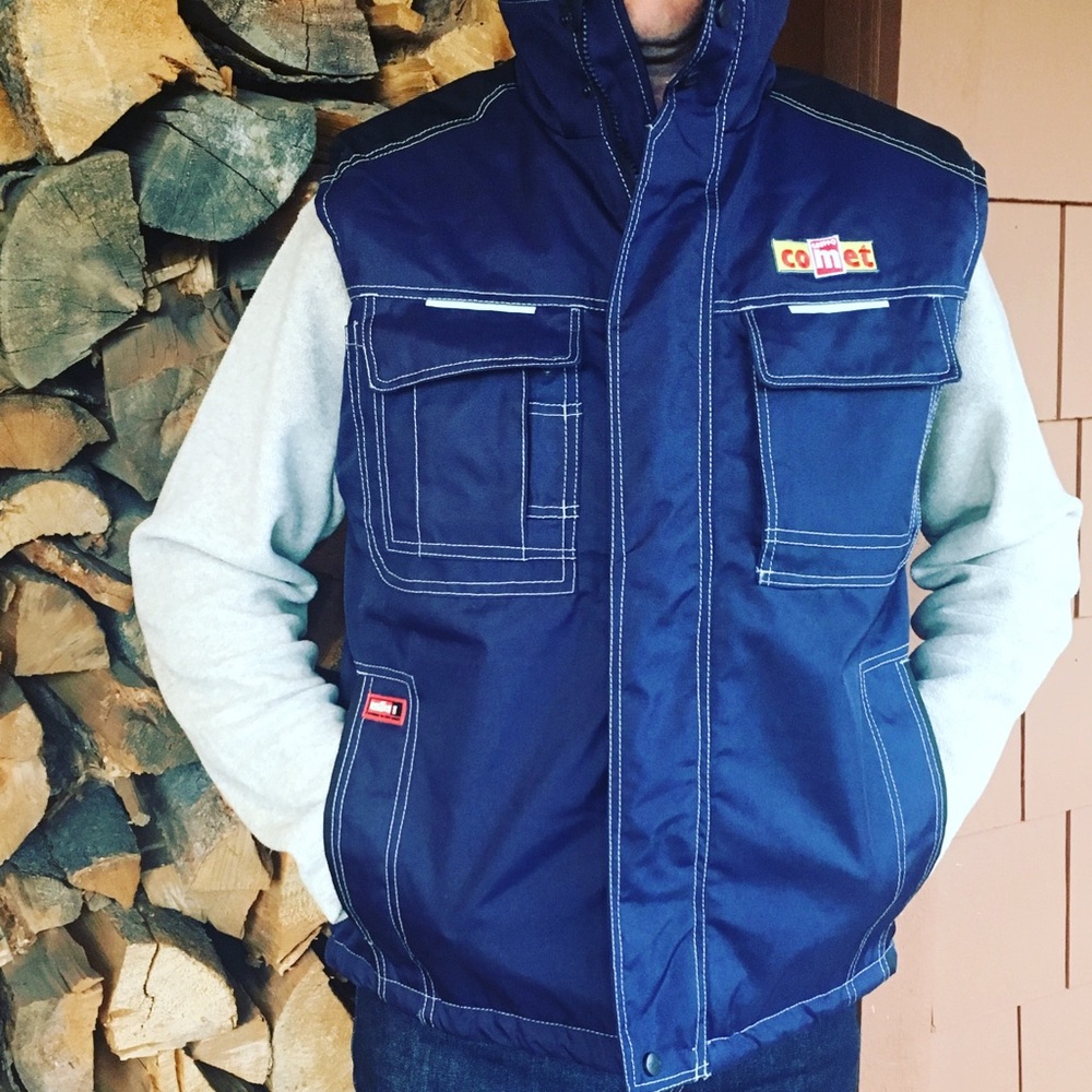 Men’s NWT Timberland Denim Style Cargo Vest
